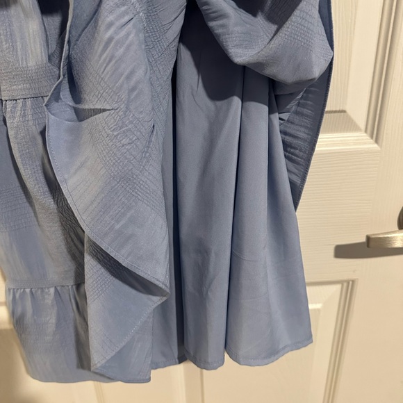 Vici Light Blue Mini Dress, S - Picture 9 of 9